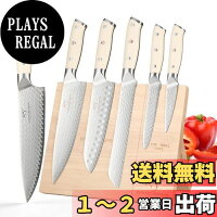 包丁セット Nanfang Brothers VG10鋼 ダマスカス鋼製「三徳包丁 牛刀包丁 パンナイフ 万能包丁 果物ナイフゴム木座」6点セット 切り味よい 磁気吸着固定式 おしゃれ 肉・野菜・果物 はっきり切る 料理器具 多機能 家庭用 主婦用 業務用 料理人用 食洗機対応