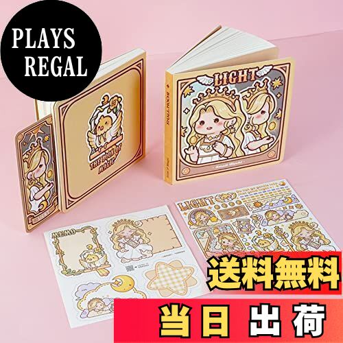 【送料無料】Alideco ノート スケジュール帳 週 かわいい 小さな餅 かわいい女の子の単語帳 メッシュ スケジュール 手帳シール 日記 メモ帳 (guan...