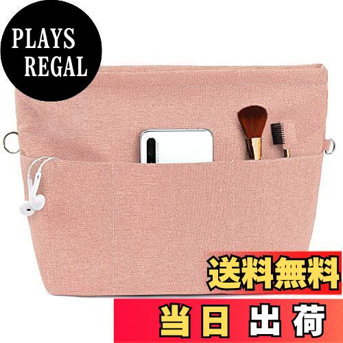 [VANCORE] バッグインバッグ 自立 軽量 Bag in Bag トート用 小さめ ミニ バッグの中 整理 整頓 通勤 旅行 ピンク mini