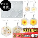 5WYOUKE ヘキサゴン イヤリングモールド シリコンモールド レジン モールド 六角形 イヤリング 金具付き 穴あけ サイズ違い エポキシ樹脂 手作り ペン...