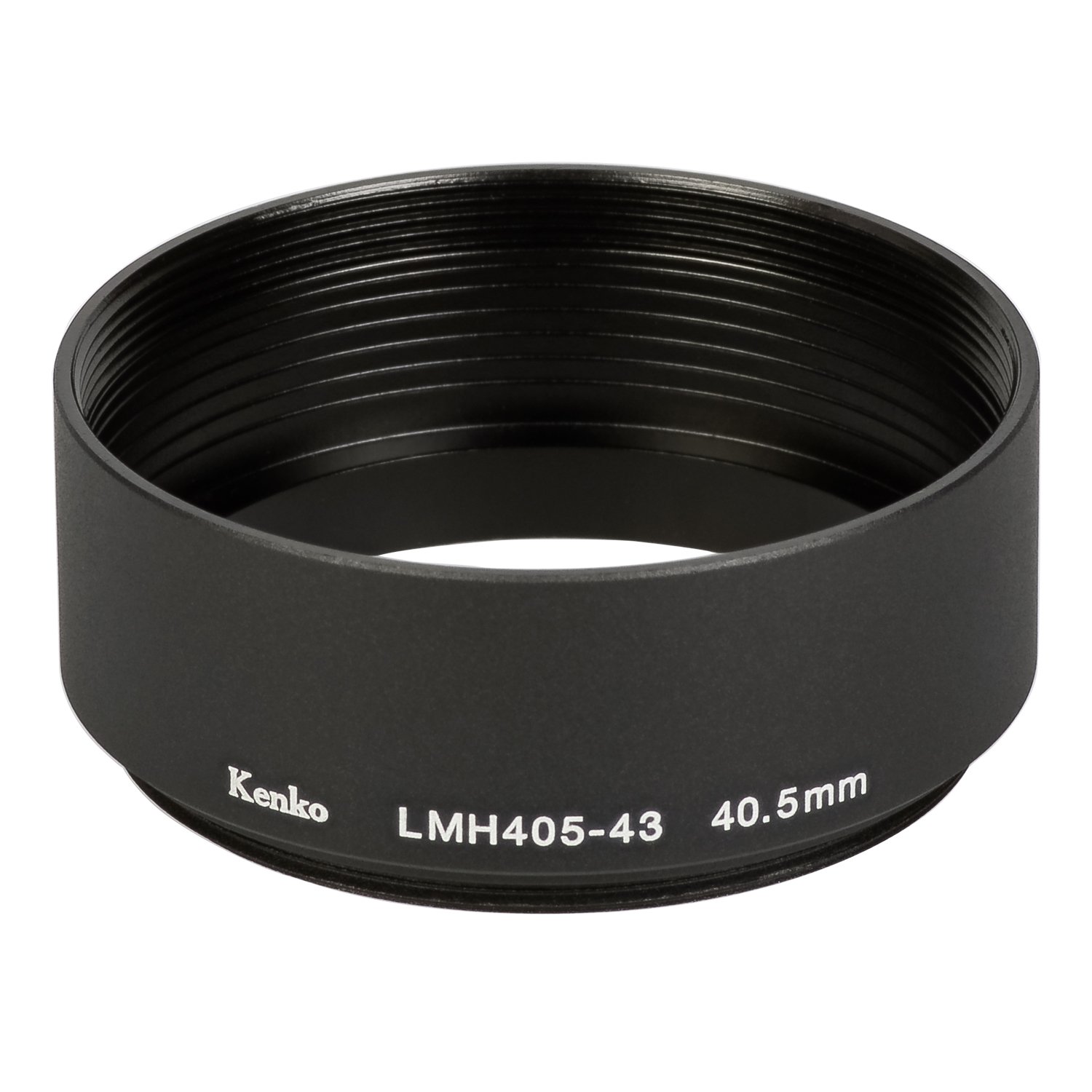 Kenko レンズフード レンズメタルフード LMH405-43 BK 40.5mm アルミ製 連結可能 791998