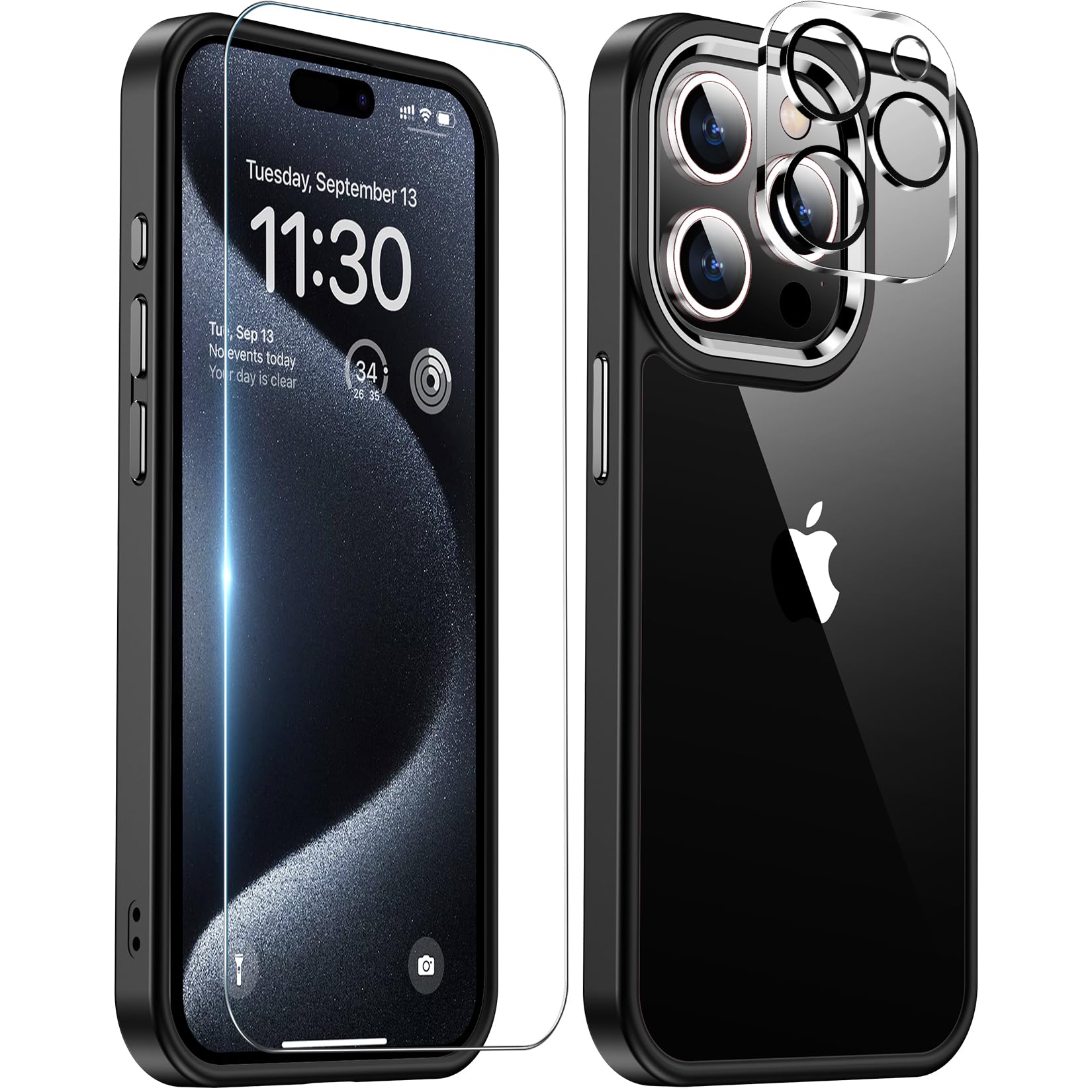 XIWXI iPhone15Pro   ֥å Ѿ׷ ݸդ ե15Pro ƷMIL ȥåץۡդ ѵ ɻ ۥ15ץ 磻쥹б SGSǧ ޥۥ С 6.1