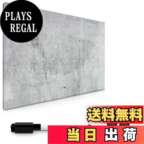 【送料無料】Navaris マグネットボード MDFホワイトボード 壁掛け 黒板ボード - メモボード デスクパネル ディスプレイボード ペン付き 60x40c...