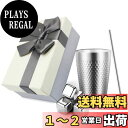 YOUSHYタンブラー アイスキューブ セット ステンレスストロー付き タンブラー おしゃれ コーヒー タンブラー&ビールグラスとして ステンレス 溶けない氷4...