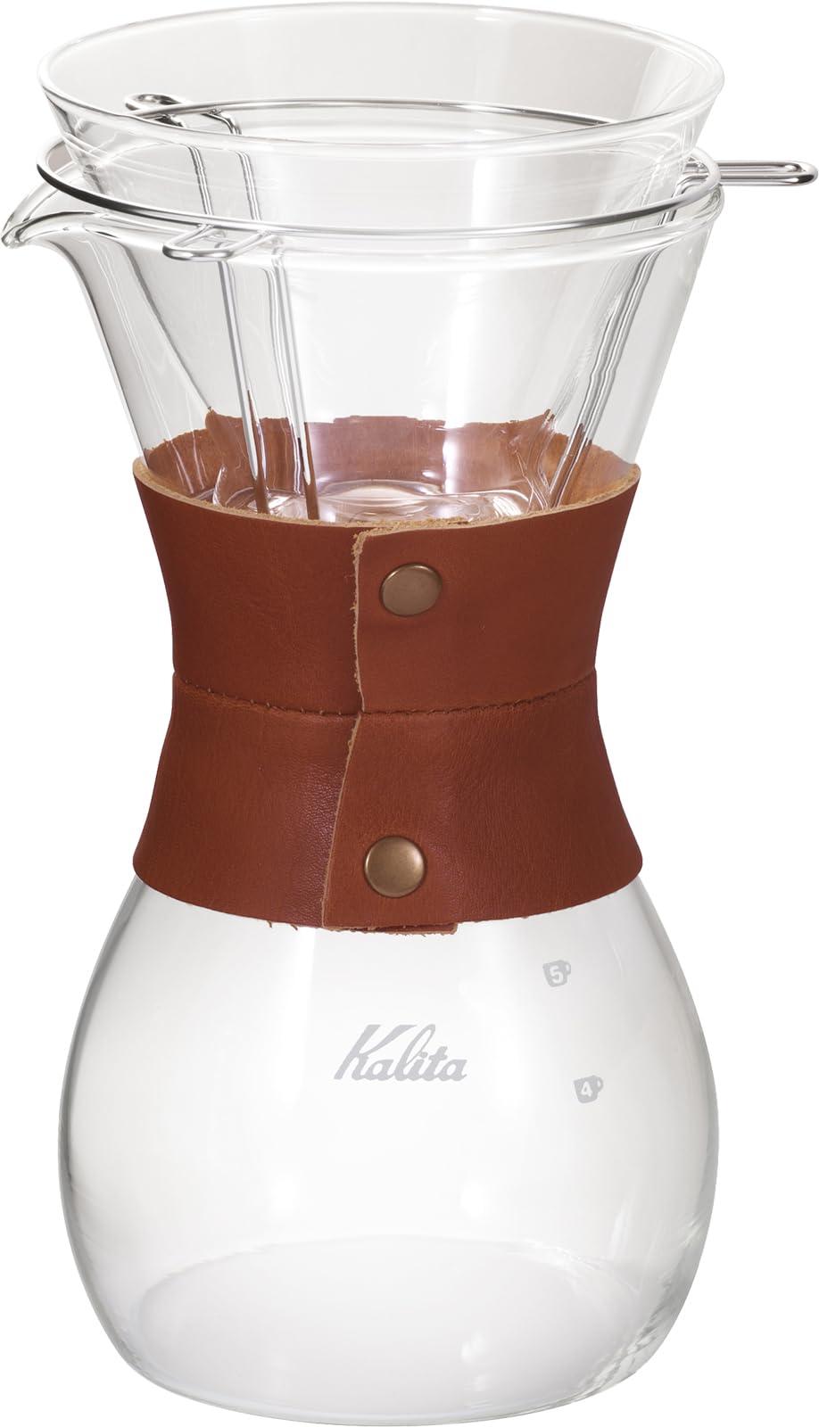 カリタ Kalita コーヒー ウェーブシリーズ ウェーブスタイル レザー 2~4人用 #35160