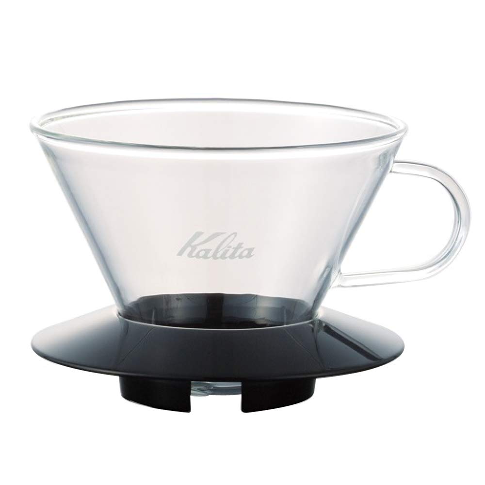 カリタ(Kalita) コーヒー ドリッパー ウェーブシリーズ ガラス製 2~4人用 ガラスドリッパー185 ドリップ 器具 喫茶店 カフェ アウトドア キャンプ