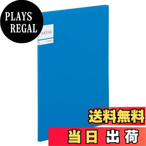セキセイ(Sekisei) アドワン クリヤーファイル A4-S 10ポケット ブルー AD-2011-10