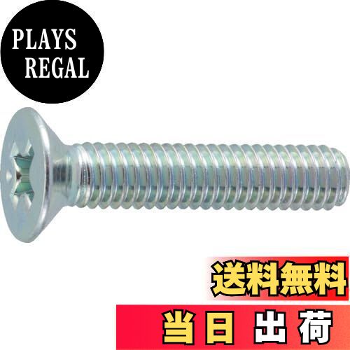 【送料無料】TRUSCO(トラスコ) 皿頭小ネジ 三価 白 全ネジ M6×10 53本入 B702-0610 × 10 【ケース販売】