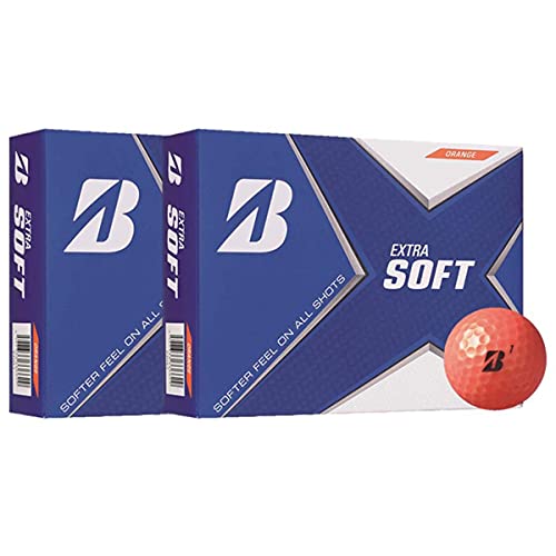 BRIDGESTONE(ブリヂストン)ゴルフボール EXTRA SOFT 2021年モデル 24球入 オレンジ