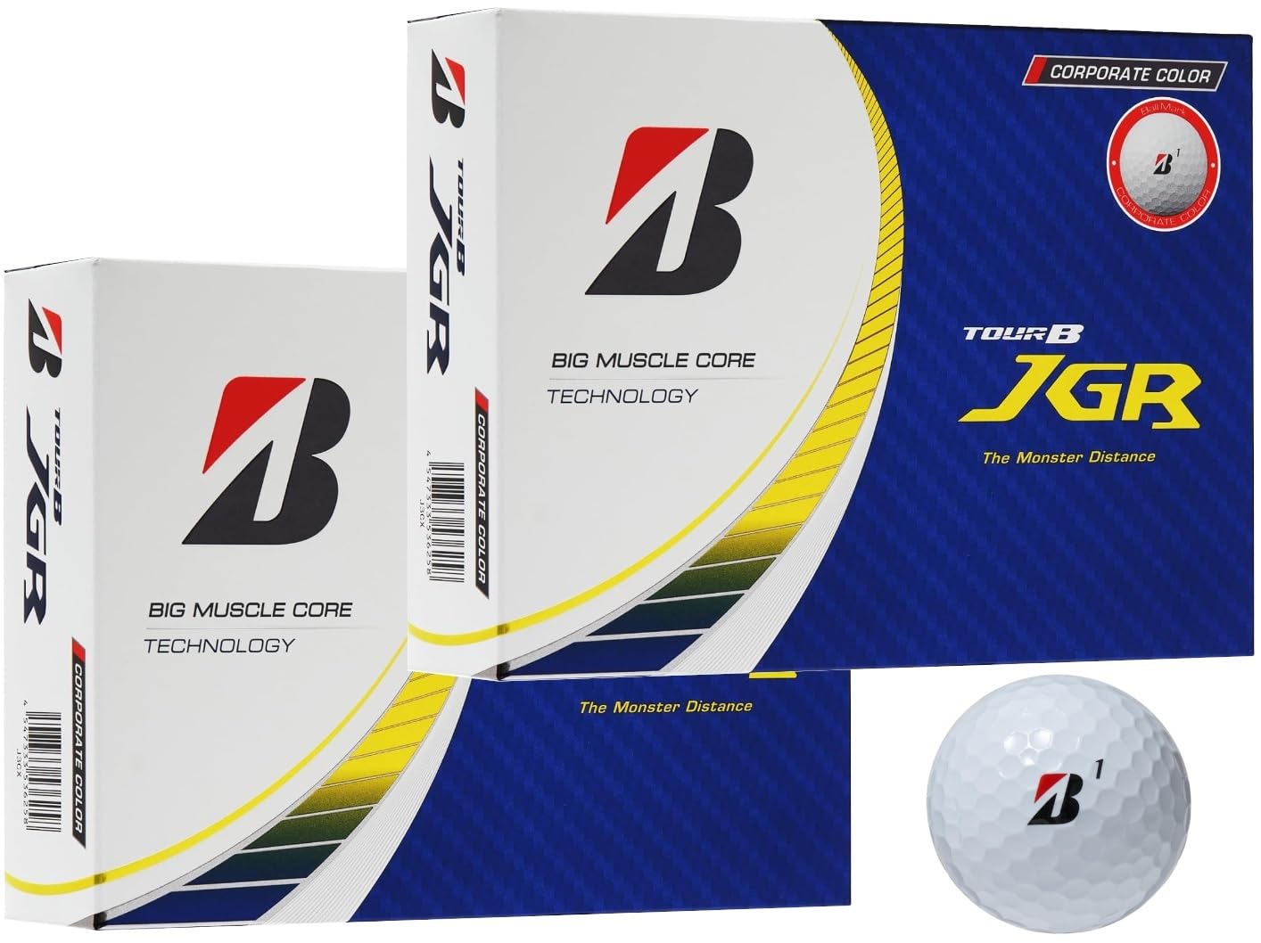 BRIDGESTONE ブリヂストン ゴルフボール TOUR B JGR 2023年 モデル 2ダース おまけ付き (コーポレート_2ダース)