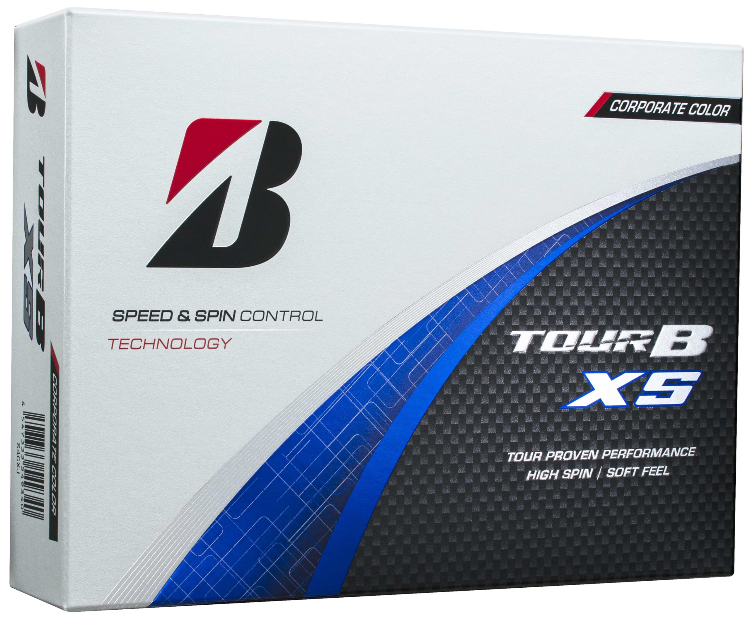 BRIDGESTONE(ブリヂストン)ゴルフボール TOUR B XS 2024年モデル 12球入 コーポレートカラー S4CXJ