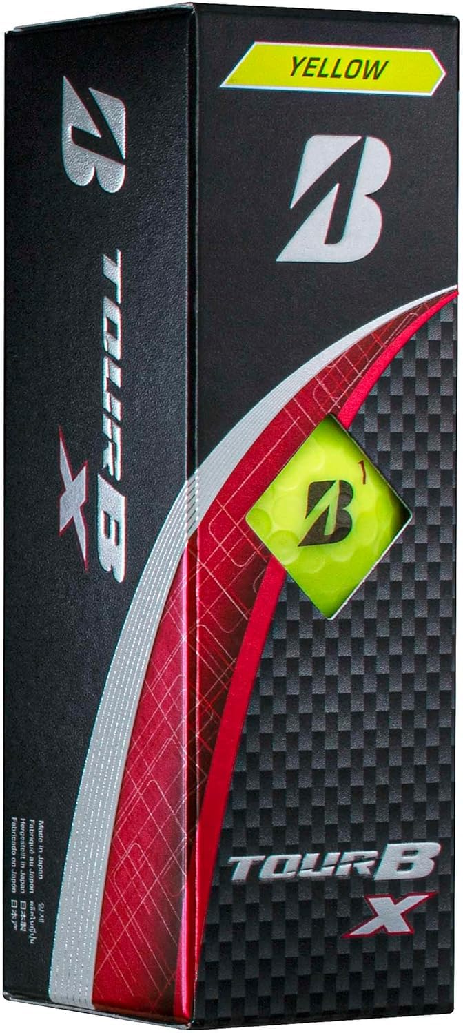 BRIDGESTONE(ブリヂストン)ゴルフボール TOUR B X 2024年モデル スリーブ箱 3球入 イエロー B4YXJ
