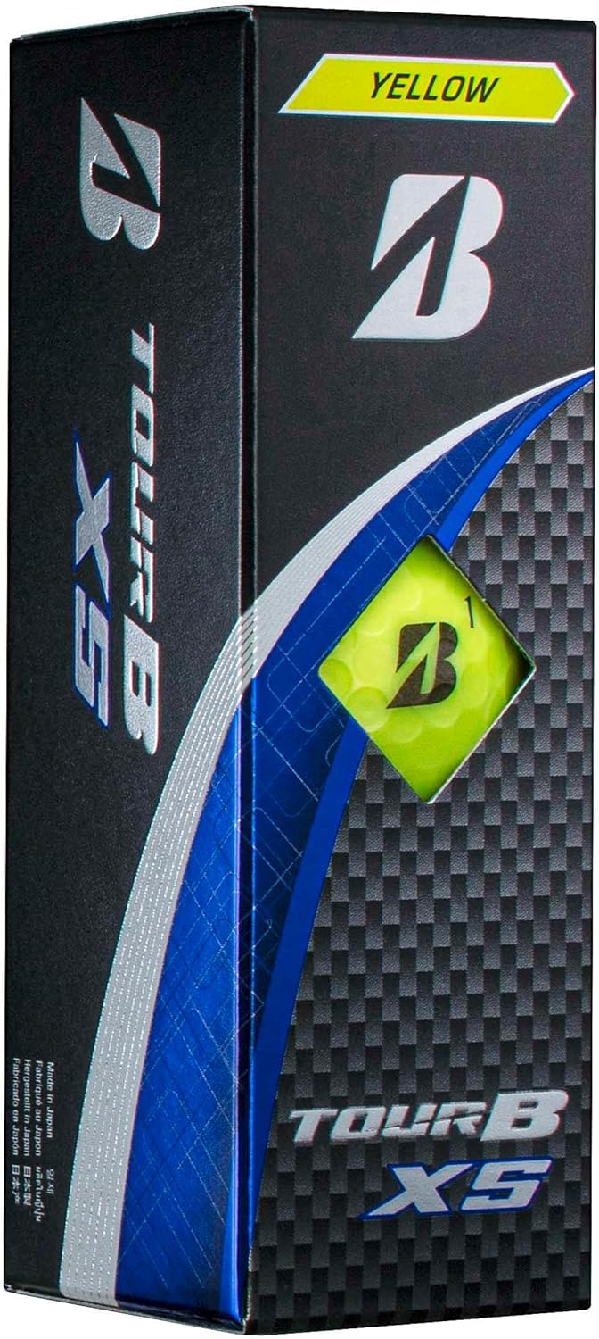 BRIDGESTONE(ブリヂストン)ゴルフボール TOUR B XS 2024年モデル スリーブ箱 3球入 イエロー S4YXJ