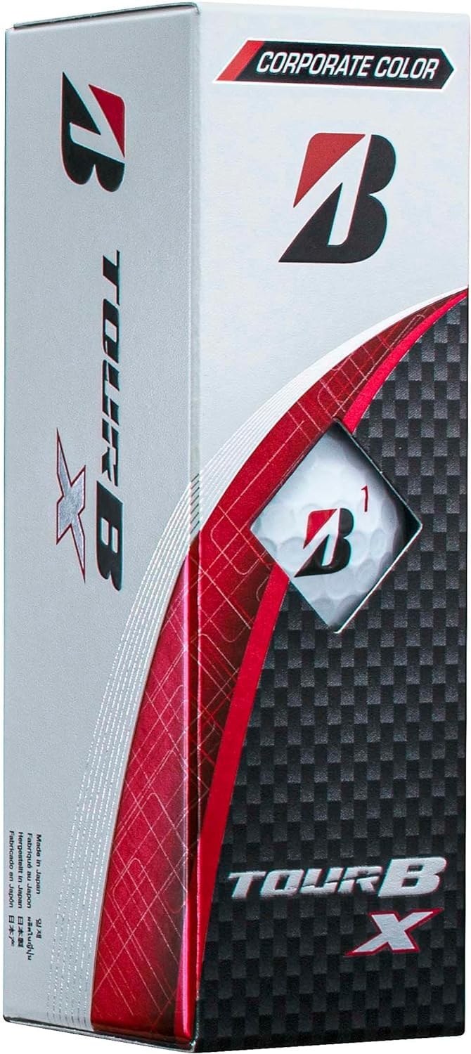 BRIDGESTONE(ブリヂストン)ゴルフボール TOUR B X 2024年モデル スリーブ箱 3球入 コーポレートカラー B4CXJ