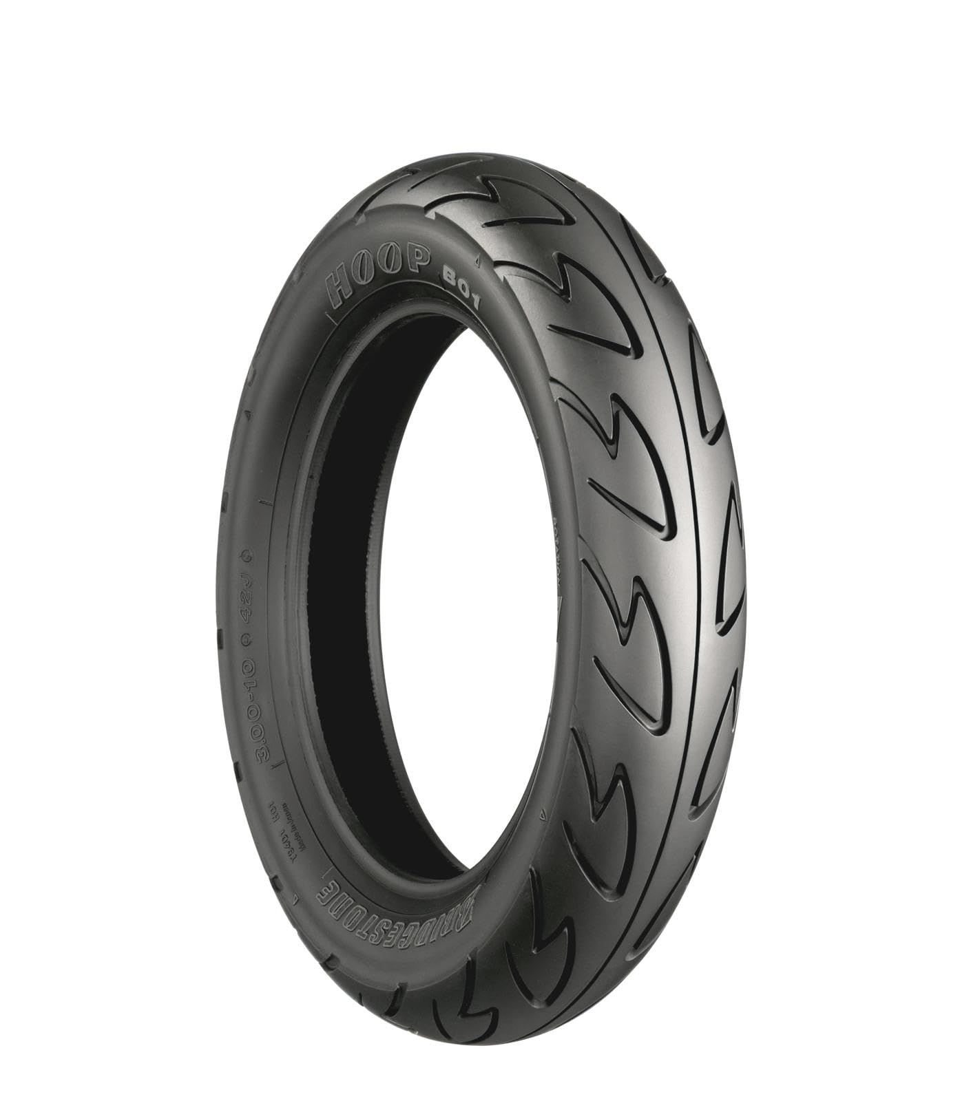 BRIDGESTONE(ブリヂストン)バイクタイヤスクーター用 HOOP1 前後輪共用 3.00-10 42J チューブレスタイプ(TL) SCS01593 二輪 オートバイ用