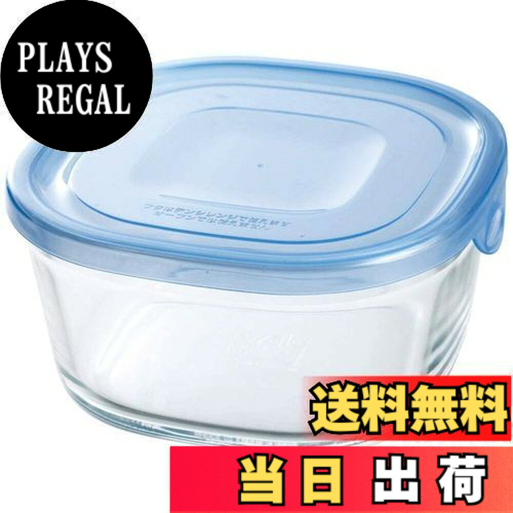 【送料無料】iwaki(イワキ) NEWパック&レンジ(アクアブルー)角型 KBT3240HBL