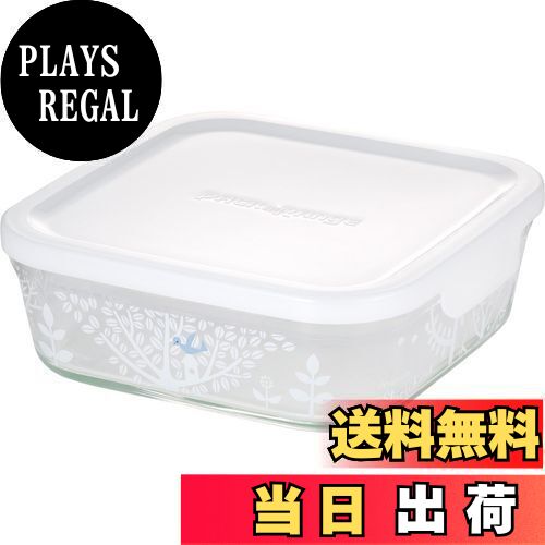 【送料無料】iwaki(イワキ) 耐熱ガラス 保存容器 シンジカトウ Petit bois 角型 M 800ml パック&レンジ B3247-SNC1