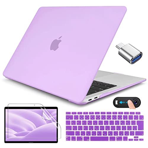 CISSOOK MacBook Air 13  Ĥäѡץ 2020 2021 ɿ A2179 A2337 M1 С   13 ޥå֥å  륫С ܸ쥭ܡɥС(JIS) + ̥ե+ Type C & USB Ѵץ ...