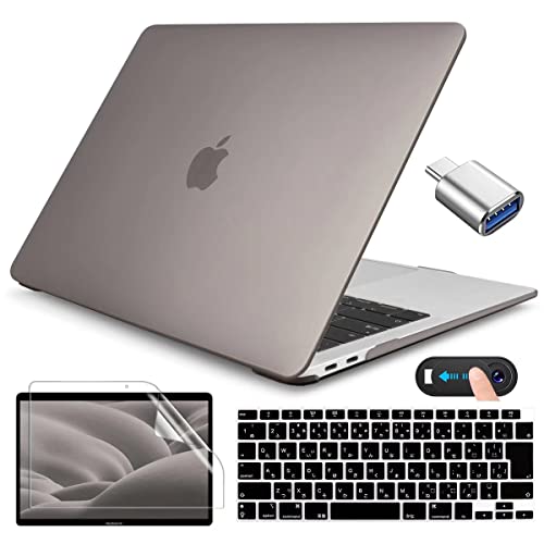 CISSOOK MacBook Air 13 2020 m1  ޥåȼ 졼 13 macbook air a2337 С 2021 Ĥä 졼 a2179  2020-2021 ޥå֥å ܸJIS󥭡ܡɥС+ ̥ե+ Type C &...