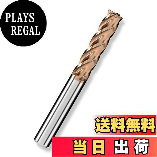 【送料無料】Cleqee スクエア エンドミル 刃径16mm × 刃長70mm × 全長150mm × 軸径16mm 4枚刃 TiAlNコート 超硬 スクエア ...