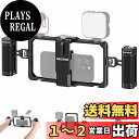 NEEWER スマホケージ スマホビデオリグセット デュアルハンドル付き ビデオスタビライザー ワイヤレスマイククリップスロット Tiktok/YouTube用...