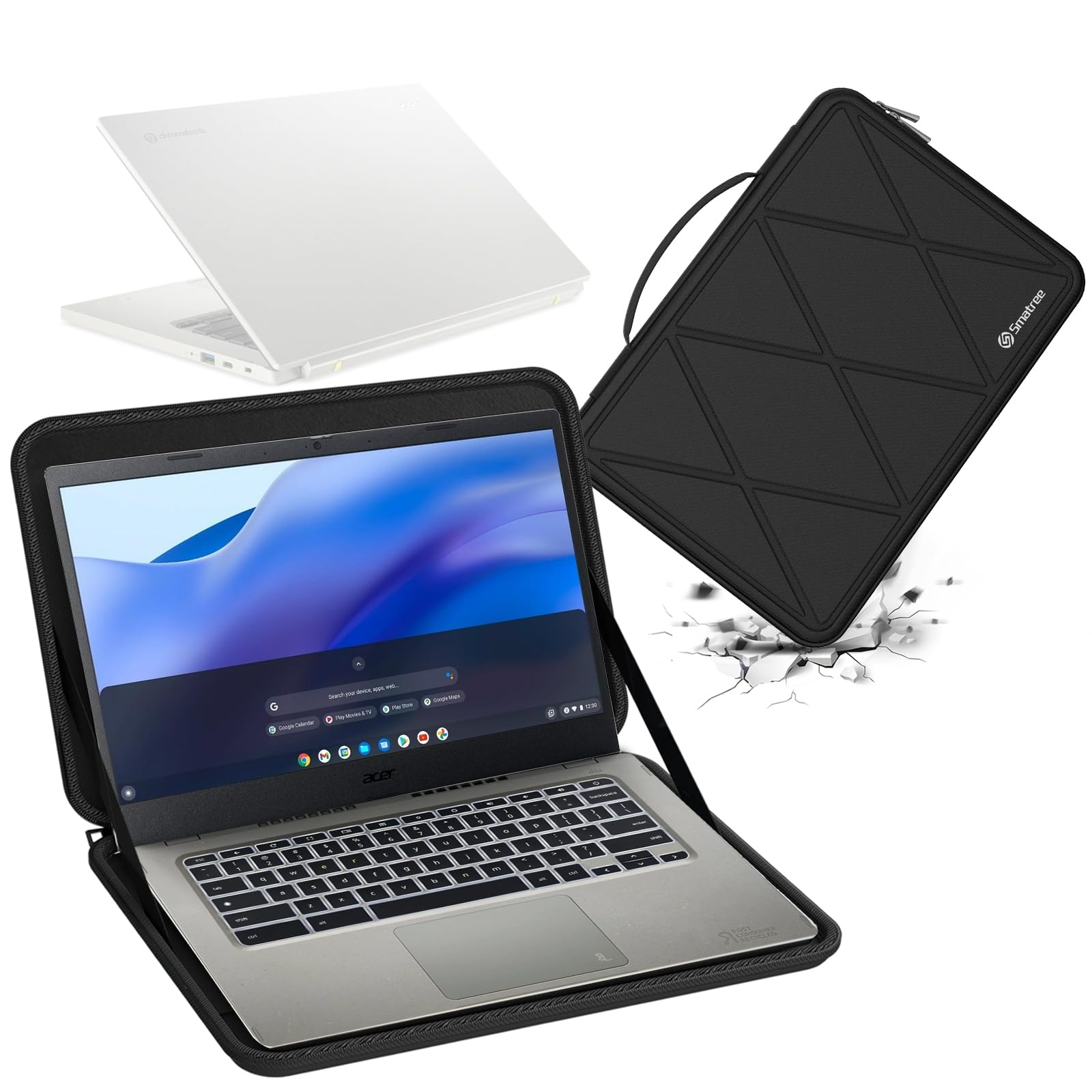 Smatree ϡ EVA ݸ꡼֥ 14 Acer Chromebook Vero 514 Acer Chromebook Spin 514 Ρȥѥ Acer Chromebook 514 14 Acer Chromebook 314 ʤɤŬ ϡɥ...