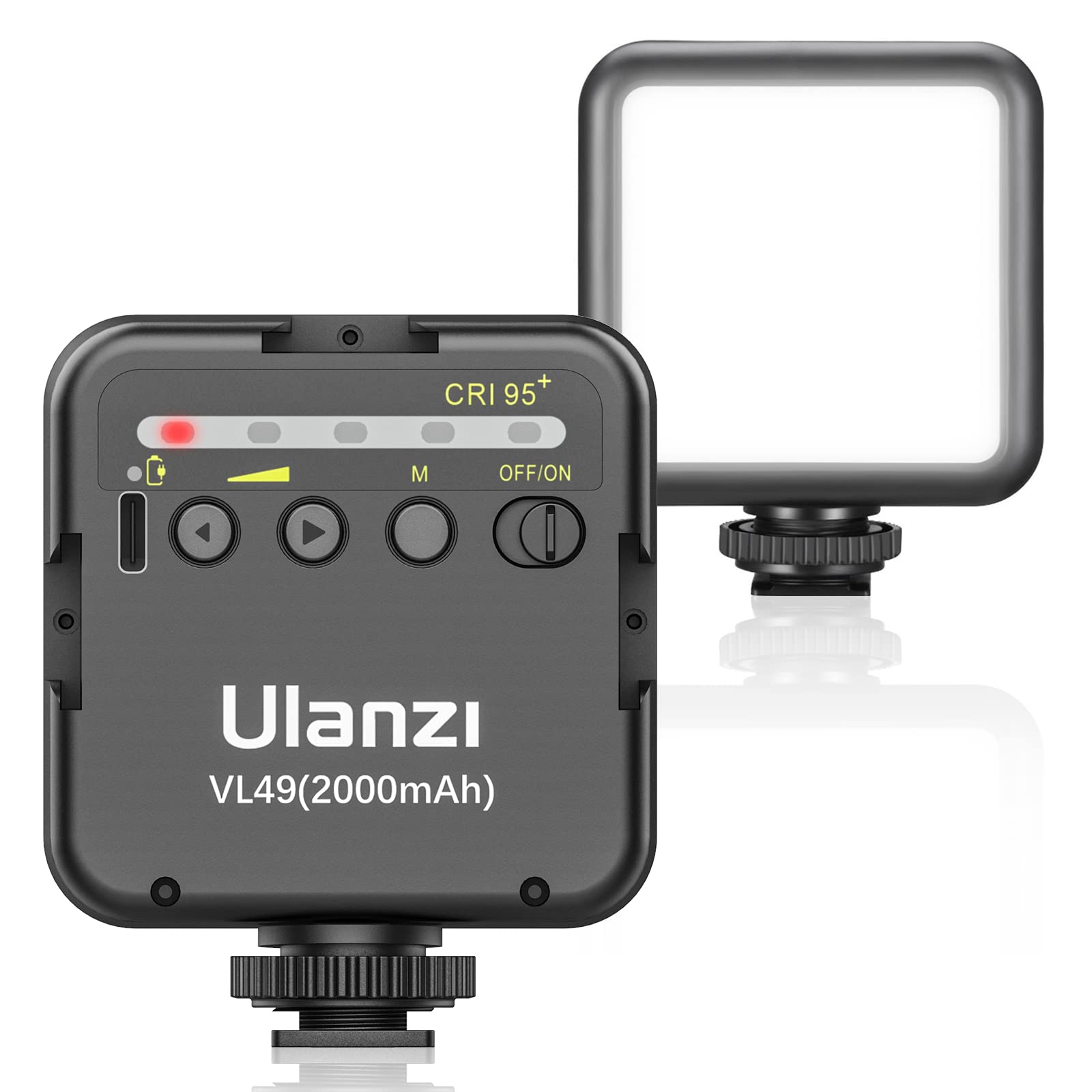 ULANZI LEDカメラビデオライト 充電式 バッテリー2