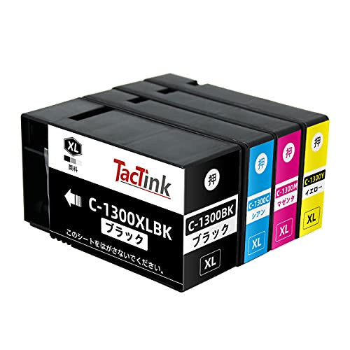 TacTink Lmp PGI-1300XL PGI-1300 4FZbg e ݊CN J[gbW 痿 cʌmIC`bv Ή@ Canon MAXIFY MB2730 MB2330 MB2130 MB2030 (PGI-1300-4PK)