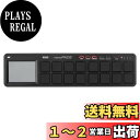 KORG 定番 USB MIDIコントローラー nanoPAD2 BK ブラック ベロシティ対応 16パッド 音楽制作 DTM コンパクト設計で持ち運びに最適 すぐに始められるソフトウェアライセンス込み