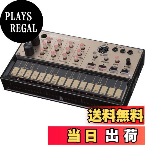 KORG アナログ シンセサイザー volca keys ポリフォニック演奏可能 16ステップシーケンサー 電池駆動 スピーカー内蔵 ヘッドフォン使用可 どこでも使えるコンパクトサイズ