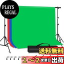 PULUZ バックペーパー 200×290cm背景布 背景スタンド2m×3m グリーンバック 背景フレームセット 撮影背景スタンド 写真撮影背景布 三脚付き グ...