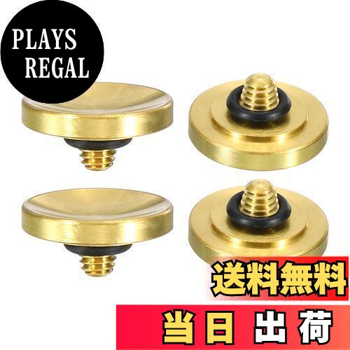 【送料無料】PATIKIL カメラシャッターボタン 4個 ソフトシャッターボタン 純銅 カメラボタン 凹面 互..