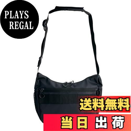 【送料無料】AbuGarcia (アブガルシア) ラウンドショルダーバッグ コーティングブラック