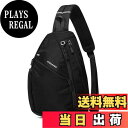 【送料無料】TITECOUGO 斜め掛け ショルダーバッグ ボディバッグ メンズ 肩掛け 鞄 レディース ワンショルダー 外付け 軽量 シンプル スポーツ 海外旅行 リュック 山用 釣り 通勤用 3way バッグ 無地 ipad 収納可能 NEW ブラック