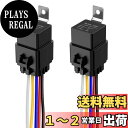 Kiligen 2個 車モーター用 12V 40A 防水リレー12AWGハーネスソケット付き (防水性能IPX規格4相当) 多層防水パッキン仕様 On/Off SPDTソケット黒