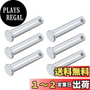 METALLIXITY クレビスピン (10 mmx45 mm) 6個 シングルホールフラットヘッド 炭素鋼 ファスナーピン 金属デバイス用 家具の取り付け用 ...