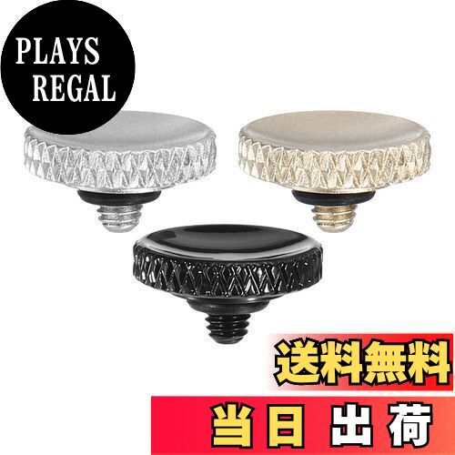 【送料無料】PATIKIL カメラシャッターボタン 3個 ソフトシャッターボタン 純銅 カメラボタン ローレッ..