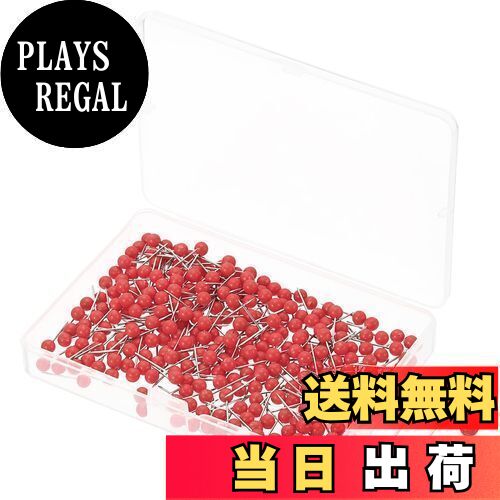 【送料無料】PATIKIL 画鋲 プラスチック丸頭 マップタック 親指鋼ポイント 世界地図コルクボード用 レ..