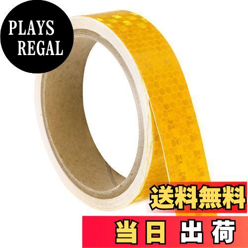 【送料無料】PATIKIL 反射テープ 1ロール 4.5 M x 25 mm 防水 接着剤 高視認性 ...