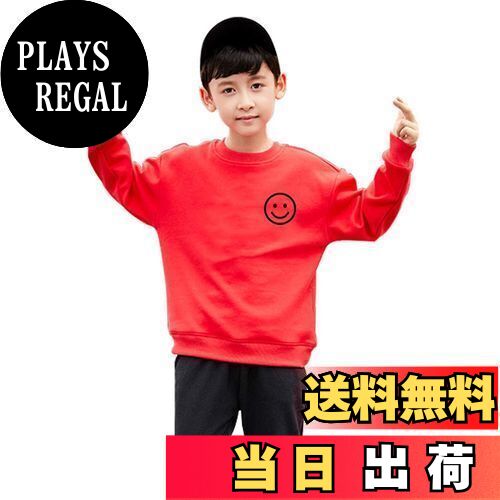 【送料無料】[SIPERLARI] トレーナー 子供服 スウェット パーカー 裏パイル 綿 長袖シャツ クルーネッ..