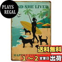 【送料無料】SUPERDANT サーフィンガール ブリキの看板 4匹の犬 レトロの看板 金属看板 ビンテージ ブリキ看板 金属ポスター オリジナルデザイン ウォールアート 面白い壁飾り 復古芸術 壁掛け 壁装飾 農場の装飾 バー 柵 屋外装飾 雑貨飾り 撮影用 模様替え 鉄絵画 20X30cm