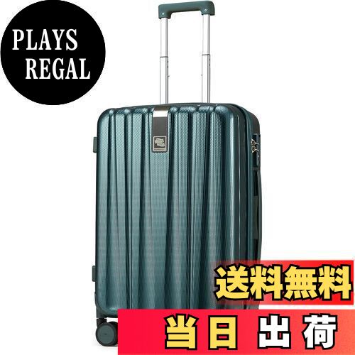 [Hanke] 20サイズ スーツケース 機内持ち込み キャリーケース 3泊4日 超軽量 耐衝撃PC材質 キャリーバッグ 静音回転自在ホイール 旅行 ビジネス 出張 スーツケース tsaロック(sサイズ/37L/3.1KG/グリーン)