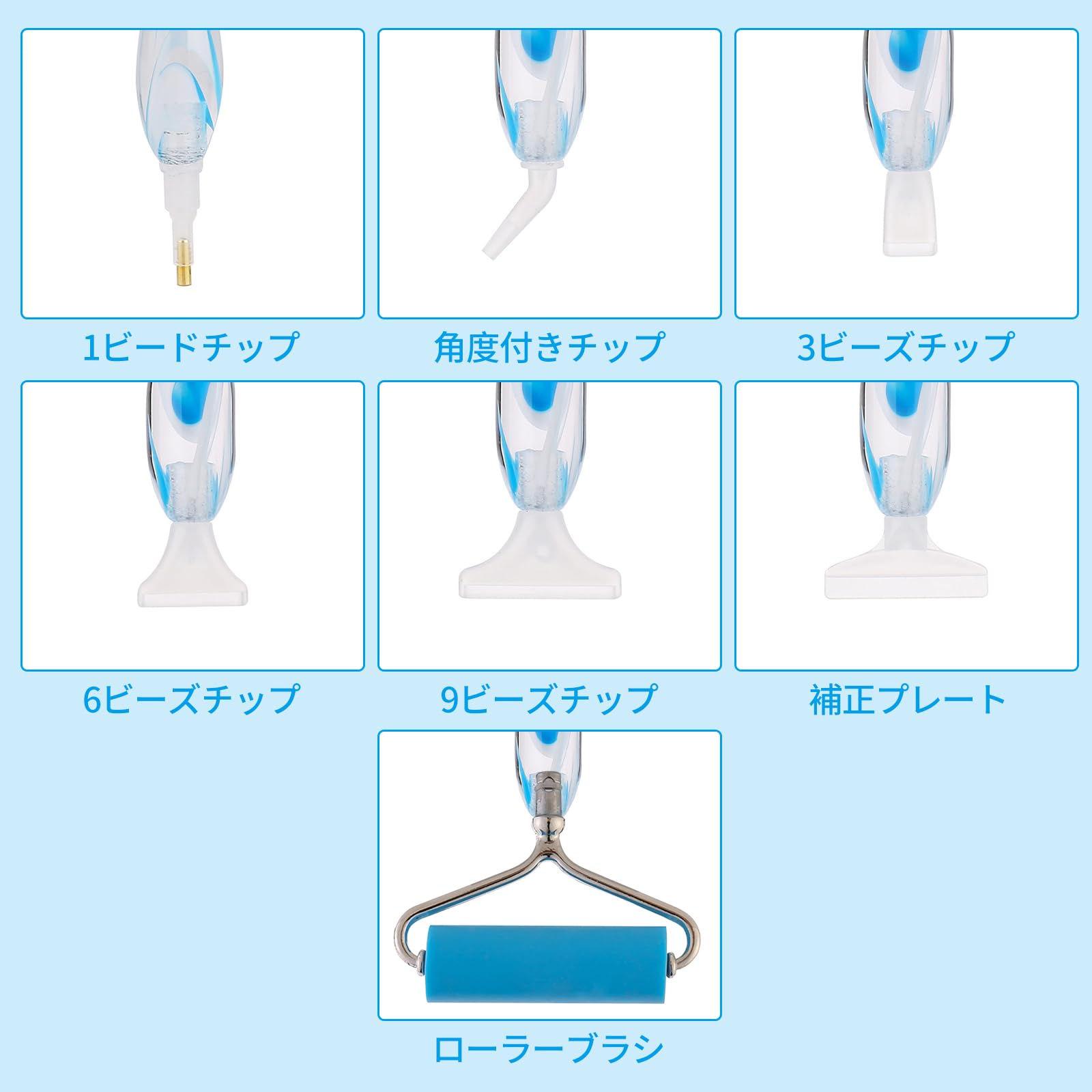 【送料無料】Doyime ダイヤモンドアートペン ダイヤモンドペインティングペン ローラー付き ダイヤモンドアート ペン セット 樹脂 5D DIY ダイヤモンド ハンドメイド ダイヤモンド塗装工具 アートペンキット 初心者 多機能 創意DIY 刺繍ダイヤモンドドリルペン