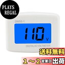 Itisyou 電圧計 テスター デジタルディスプレイ電圧テスター 電圧チェッカー AC電圧計 LCD デジタル AC80-300V 電圧計