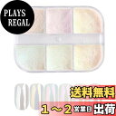 【送料無料】GOODCHI オーロラパウダー ミラーパウダー 6色 ネオンパウダー オーロラシェルパウダー オーロラネイル ミラーネイル DIY レジン ネイルアート (04)