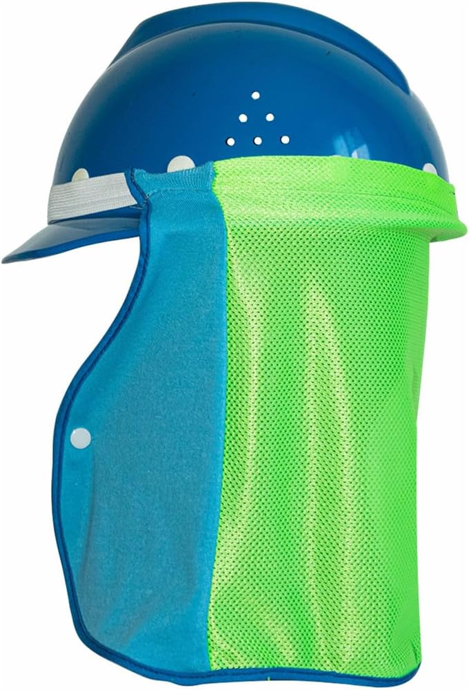 【送料無料】SITEDAN ヘルメット用タレ ヘルメット 日除け たれ 汗取り クールタレ ヘルメット取付用 ネックガード 日除けカバー 吸汗速乾