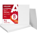 【送料無料】AUREUO 芸術絵創作 現代油絵 美術装飾 キャンバス ボード 初心者 絵画用具 プレゼントに 8枚 100%コットン 中目 F6 (41.0cm 31.8cm) MDF密度板紙 水彩画・油絵画・アクリル兼用