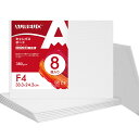 【送料無料】AUREUO 芸術絵創作 現代油絵 美術装飾 キャンバス ボード 初心者 絵画用具 プレゼントに 8枚 100%コットン 中目 F4 (33.3cm 24.2cm) MDF密度板紙 水彩画・油絵画・アクリル兼用