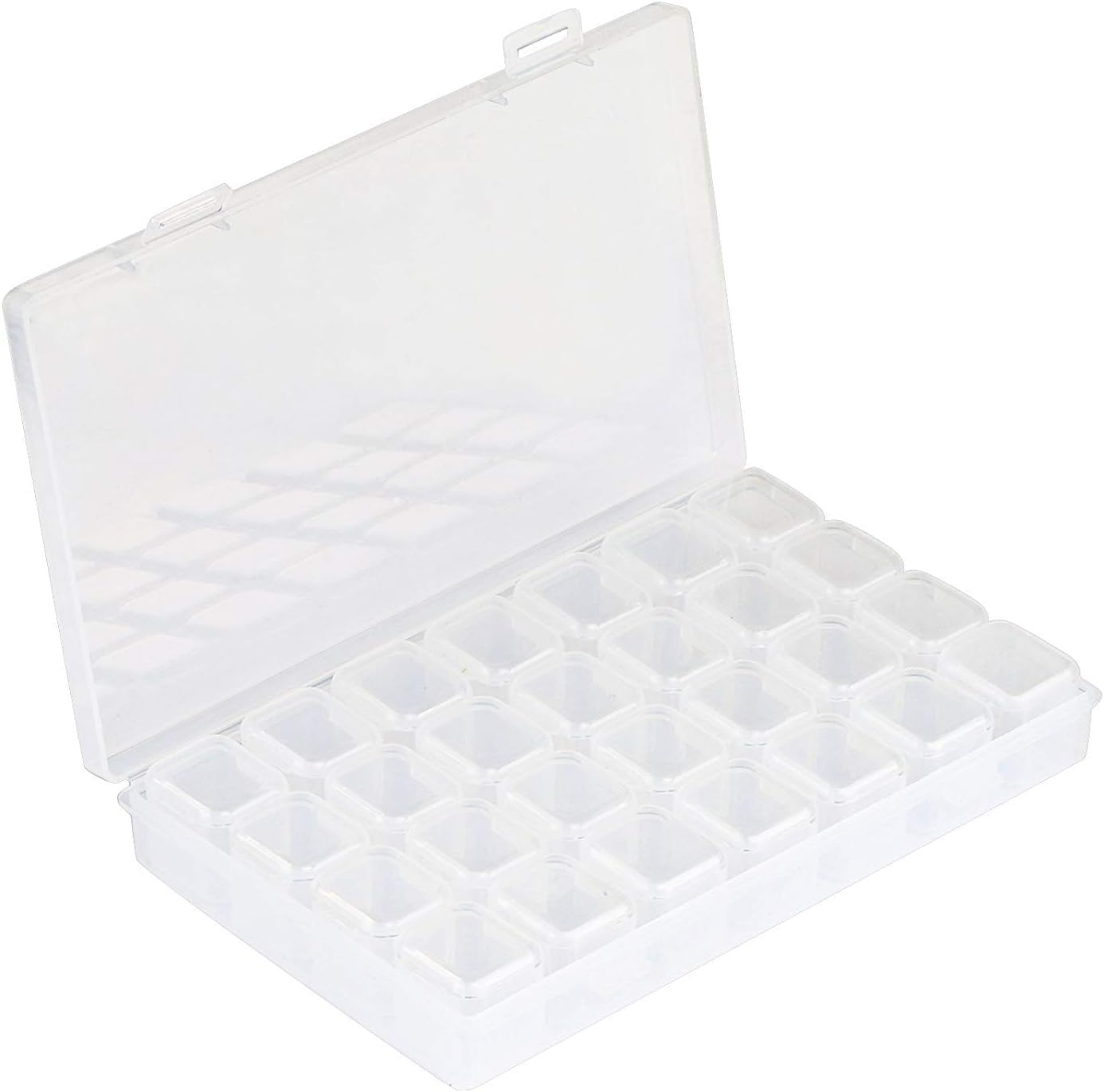 【送料無料】NALER ビーズケース 小物ケース ビーズ入れ 28分割 収納 透明 パーツケース 小分けケース ..