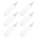【送料無料】EXCEARTドロッパーボトル 小分けボトル 120ml 塗料小分けボトル 絞りボトル 目盛りつき いらずら防止蓋 グルーボトル 工芸品 アート 滴瓶 化粧品 液体容器 20瓶